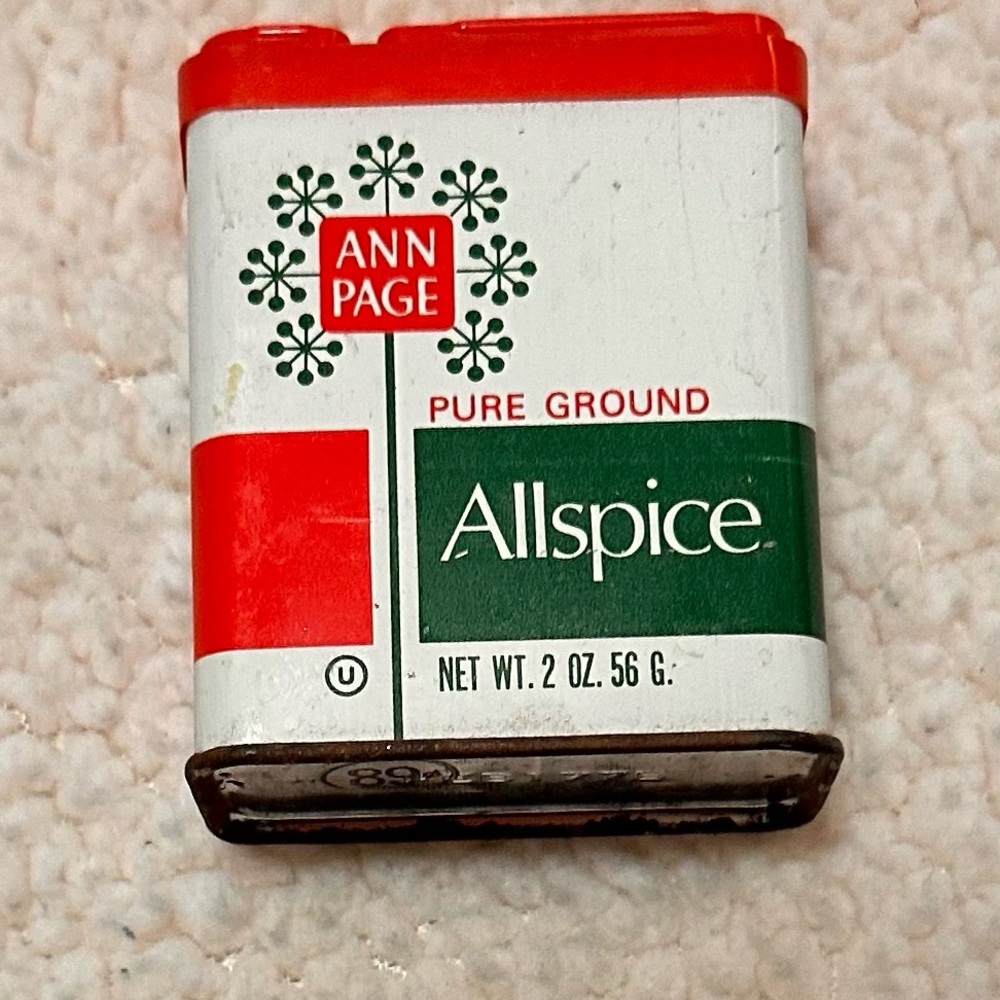 Vintage Ann Page Allspice A&P Good Housekeeping Tin  1960-70’s kitchen decor